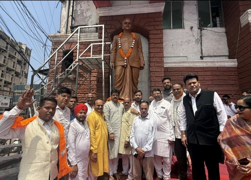 Dr. Shyama Prasad Mukherjee's sacrifice is an immortal symbol of united India: Sanjay Srivastava, Chairman, Chhattisgarh State Civil Supplies Corporation, Raipur, Chhattisgarh, Khabargali