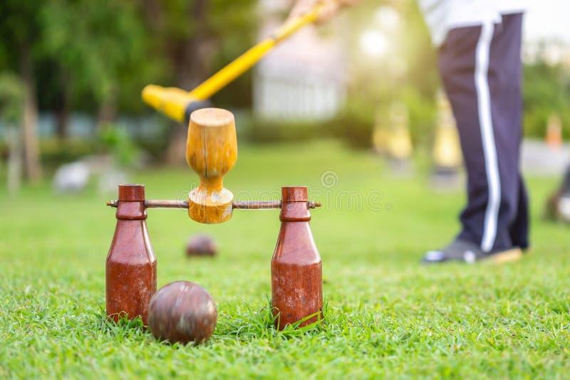 Woodball is a blast: A fun mix of golf and croquet, a free opportunity to play in Canada on July 25th. Outdoor sport: wooden ball, mallet, and excitement on the lush green grass. Jagdeep Sacha, President of the Woodball Association of Canada,vice president Anurag Shrivastava, Caledon, Canada.