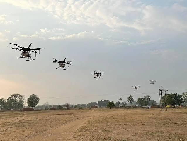  Dhamtari becomes Chhattisgarh's first district to provide drone-based agricultural services to farmers.