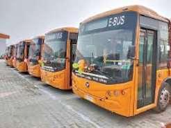 E-buses to run in Naya Raipur; discussed at project committee meeting. raipur chhattisgarh latest news khabargali  