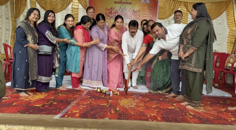 Raipur Navratri festival, BTI Ground Garba, Sankalp Navratri Raipur, Ras Garba festival Raipur, Sanjay Srivastava, Shankar Nagar Navratri festival, Khabargali