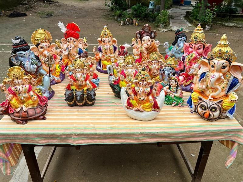 Bappa’ idols made from prison soil; inmates crafted over 500 idols, starting at ₹301. raipur hindi news khabargali 