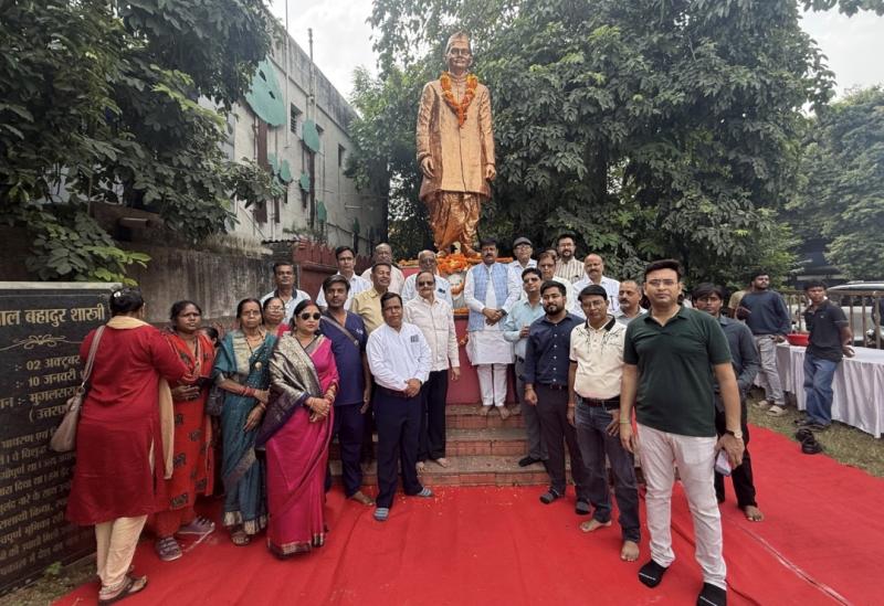 Lal Bahadur Shastri, Shastri Jayanti, Shastri Chowk, Raipur, Sanjay Srivastava, Kayastha community, Chhattisgarh news, Khabargali